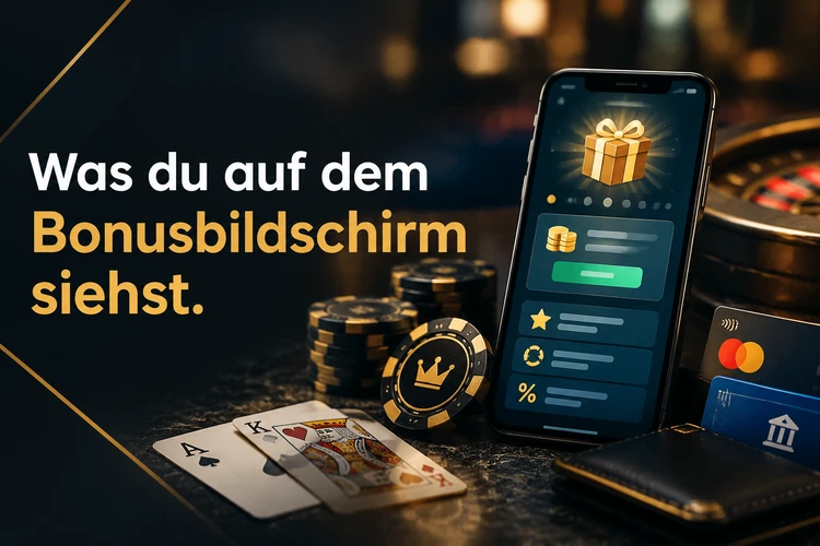 Was du auf dem Bonusbildschirm siehst