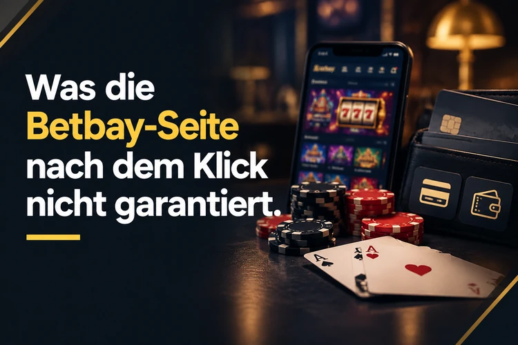 Was die Betbay-Seite nach dem Klick nicht garantiert