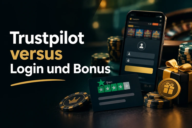 Trustpilot versus Login und Bonus
