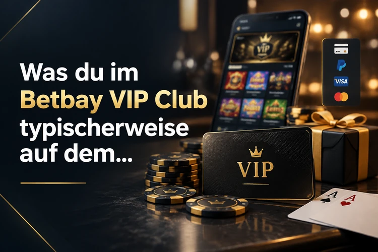 Was du im Betbay VIP Club typischerweise auf dem Bildschirm siehst